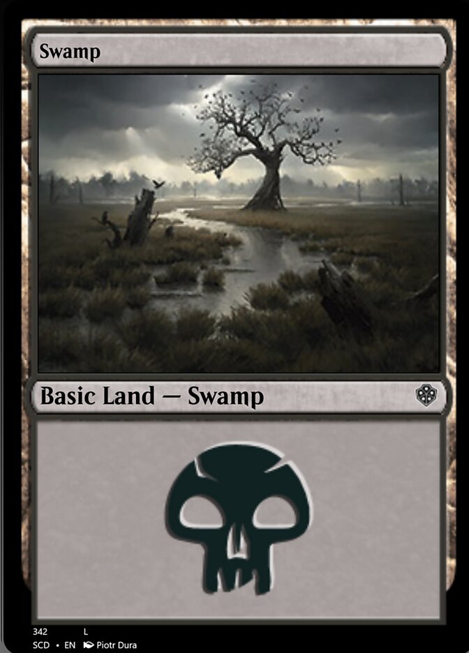Swamp (342) [Starter Commander Decks] | Devastation Store