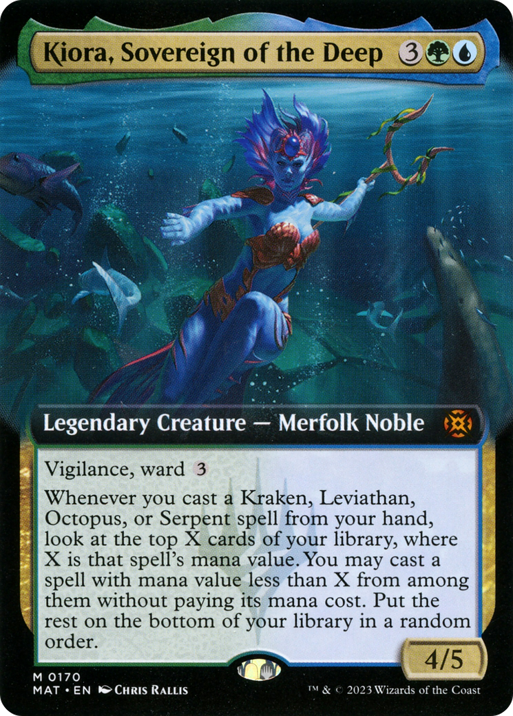 Kiora, Sovereign of the Deep (Extended Art) [March of the Machine: The Aftermath] | Devastation Store
