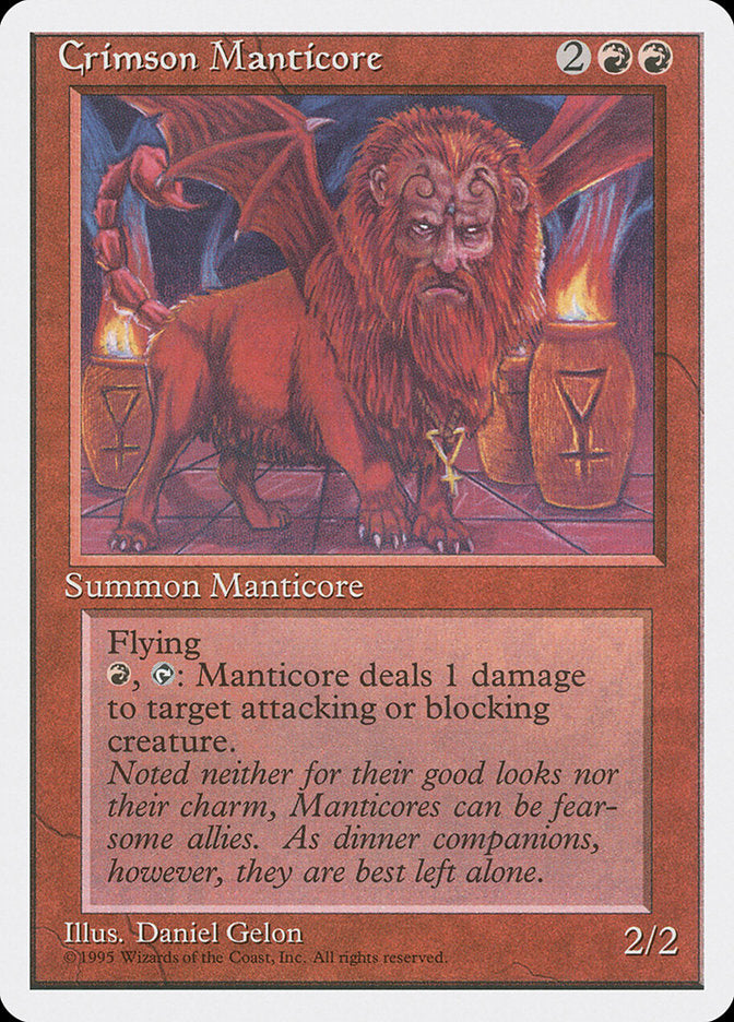 Crimson Manticore [Fourth Edition] | Devastation Store