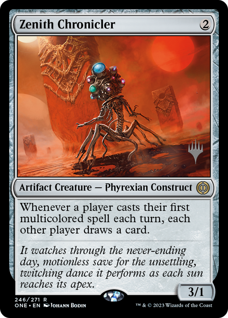 Zenith Chronicler (Promo Pack) [Phyrexia: All Will Be One Promos] | Devastation Store