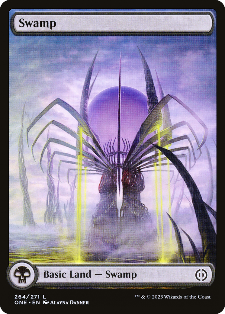 Swamp (264) (Full-Art) [Phyrexia: All Will Be One] | Devastation Store