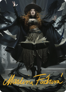Tasha, the Witch Queen Art Card (41) (Gold-Stamped Signature) [Commander Legends: Battle for Baldur's Gate Art Series] | Devastation Store