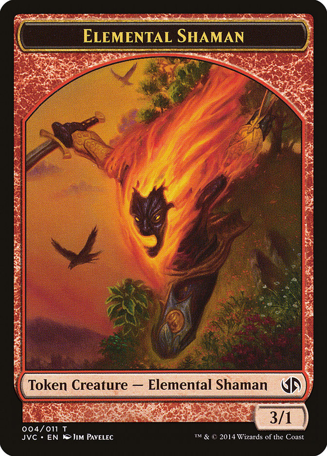 Elemental Shaman Token (Jace vs. Chandra) [Duel Decks Anthology Tokens] | Devastation Store