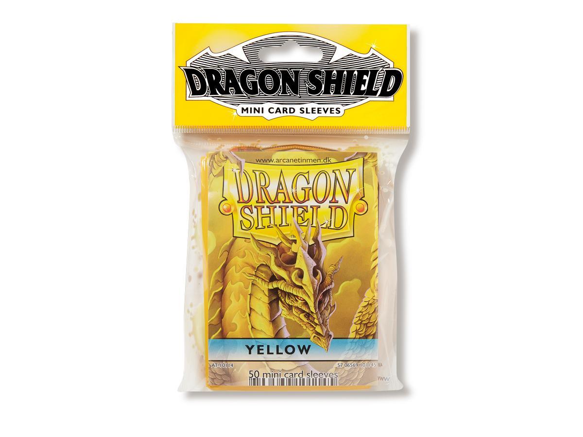 Dragon Shield Classic (Mini) Sleeve - Yellow ‘Corona’ 50ct - Devastation Store | Devastation Store