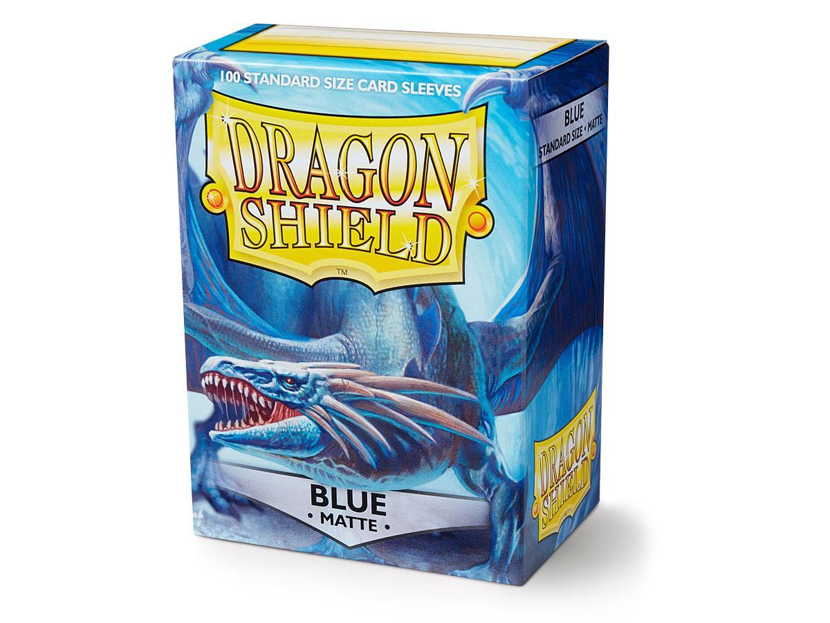 Dragon Shield Matte Sleeve -  Blue ‘Dennaesor’ 100ct - Devastation Store | Devastation Store