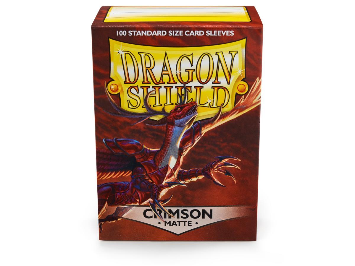 Dragon Shield Matte Sleeve - Crimson ‘Logi’ 100ct - Devastation Store | Devastation Store