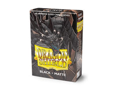 Dragon Shield Matte Sleeve - Black ‘Sokush’ 60ct - Devastation Store | Devastation Store