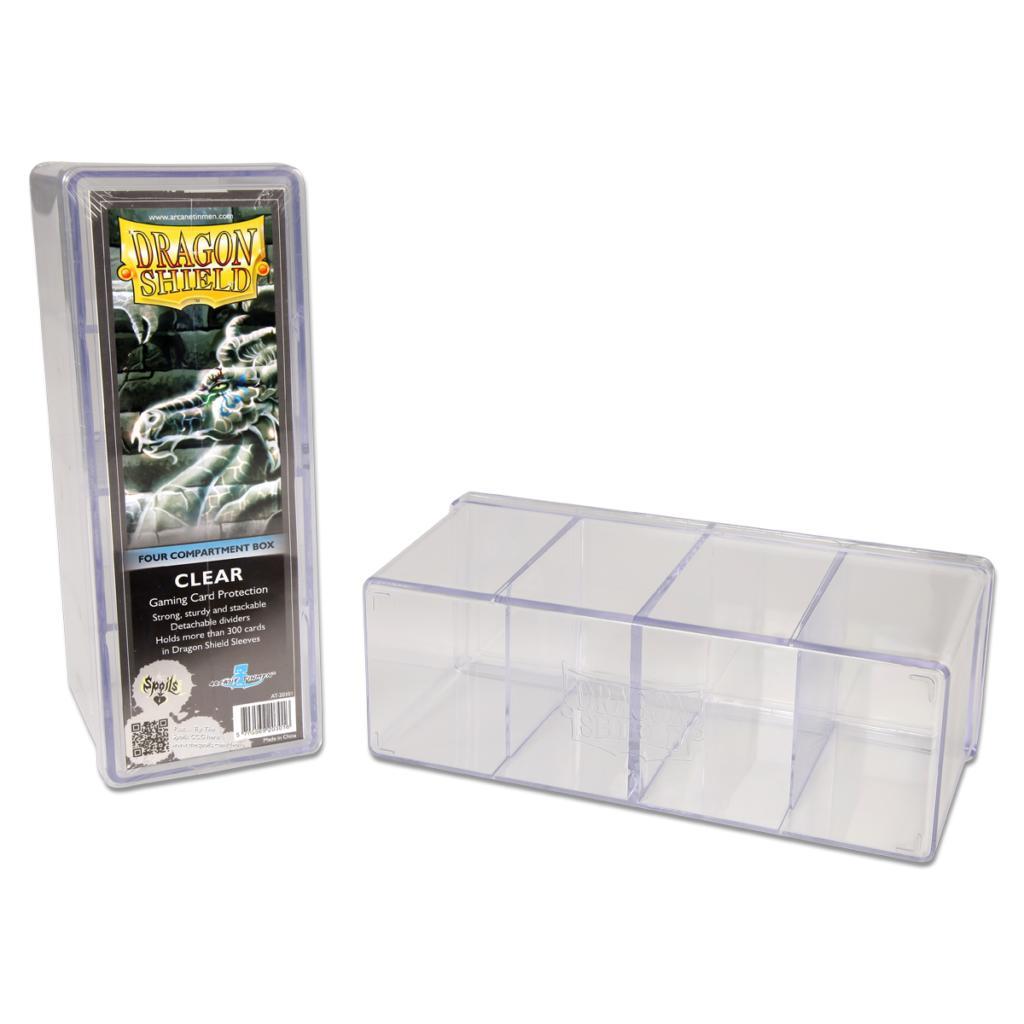 Dragon Shield Four Compartment Box – Clear - Devastation Store | Devastation Store