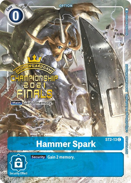 Hammer Spark [ST2-13] (2021 Championship Finals Tamer's Evolution Pack) [Starter Deck: Cocytus Blue Promos] | Devastation Store