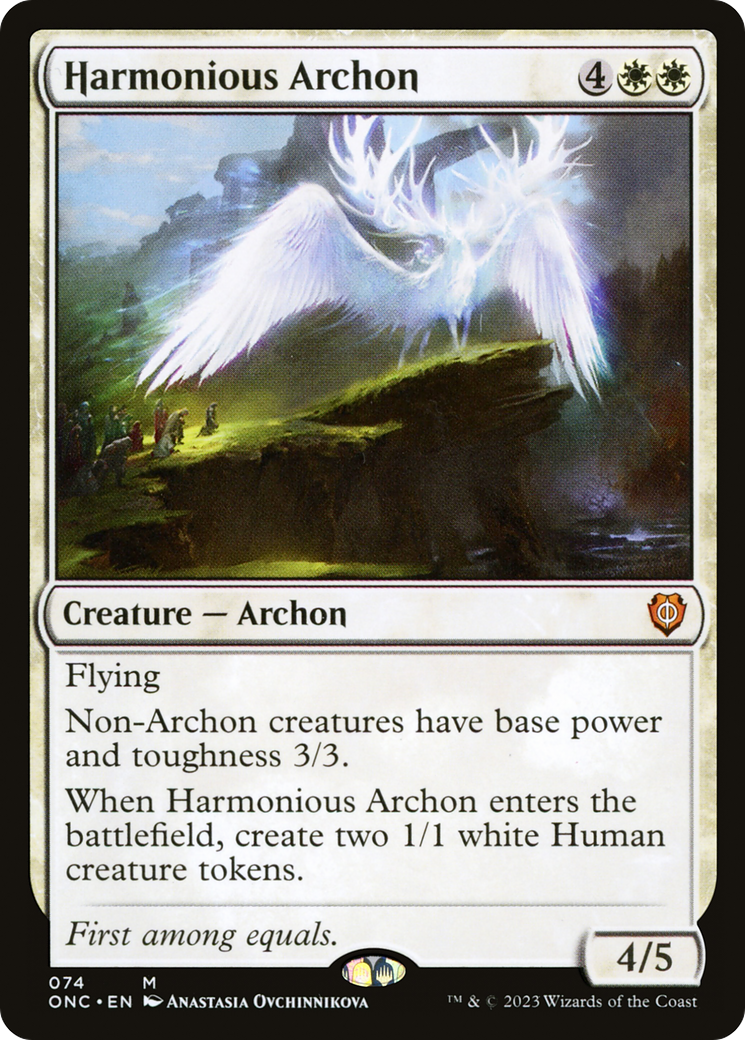 Harmonious Archon [Phyrexia: All Will Be One Commander] | Devastation Store