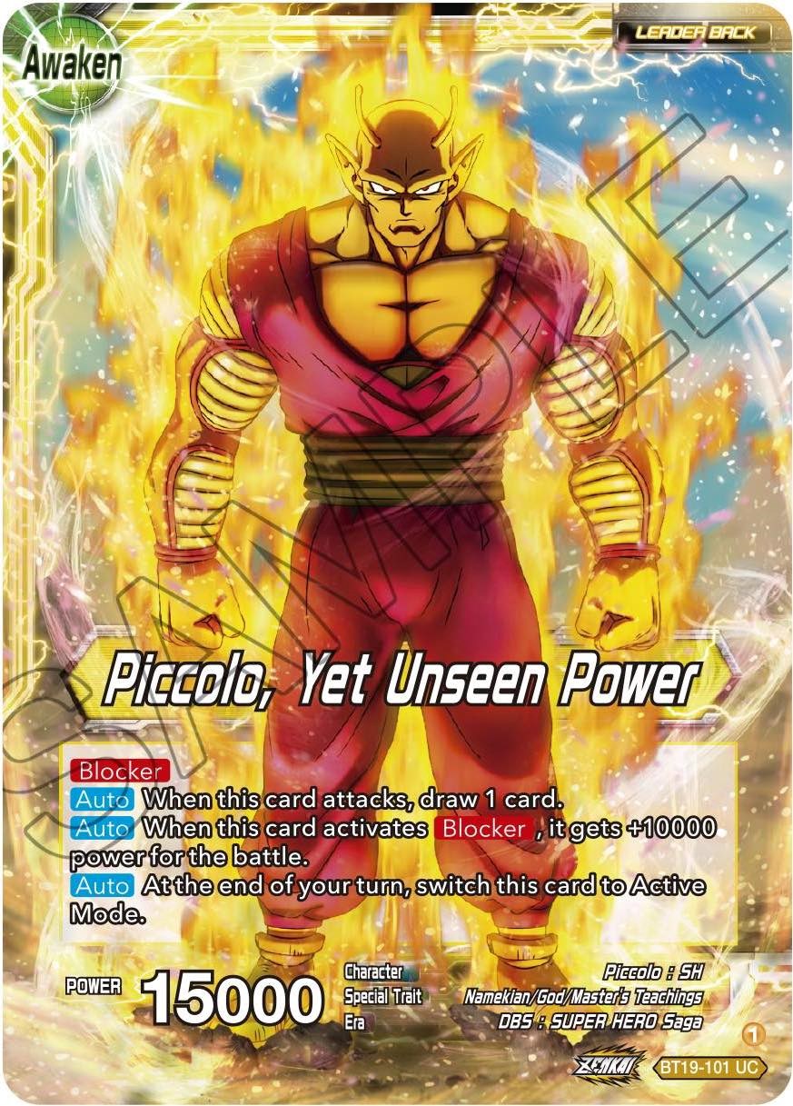 Piccolo // Piccolo, Yet Unseen Power (BT19-101) [Fighter's Ambition] | Devastation Store
