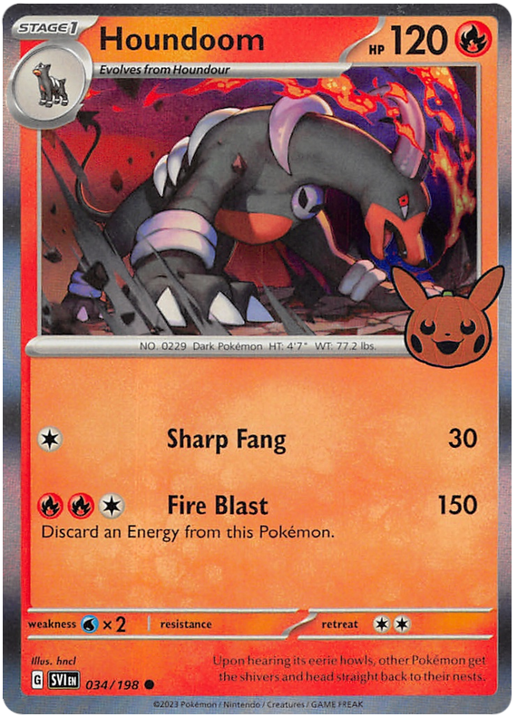 Houndoom (034/198) [Trick or Trade 2023] | Devastation Store