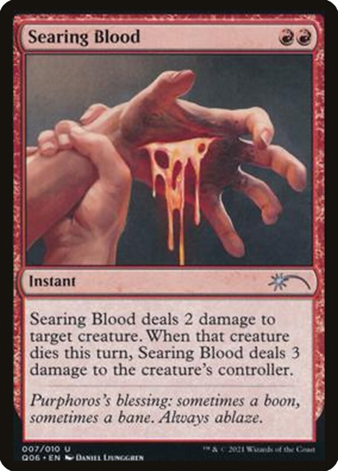 Searing Blood [Pioneer Challenger Decks 2021] | Devastation Store