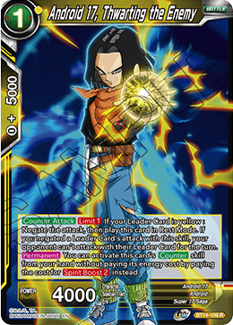 Android 17, Thwarting the Enemy (BT14-109) [Cross Spirits] | Devastation Store