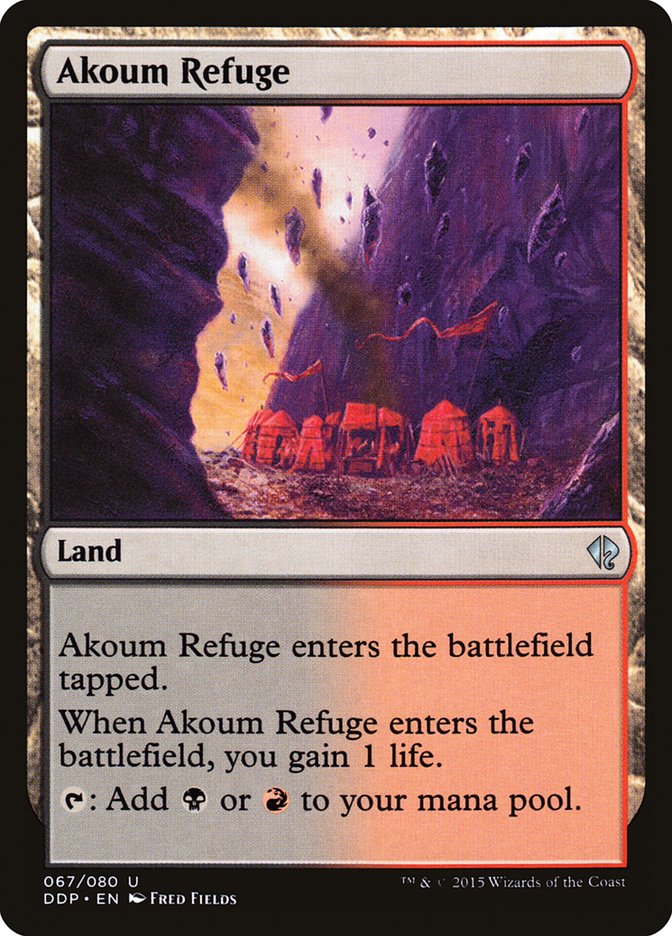 Akoum Refuge [Duel Decks: Zendikar vs. Eldrazi] - Devastation Store | Devastation Store
