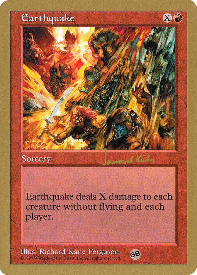 Earthquake (Janosch Kuhn) (SB) [World Championship Decks 1997] | Devastation Store
