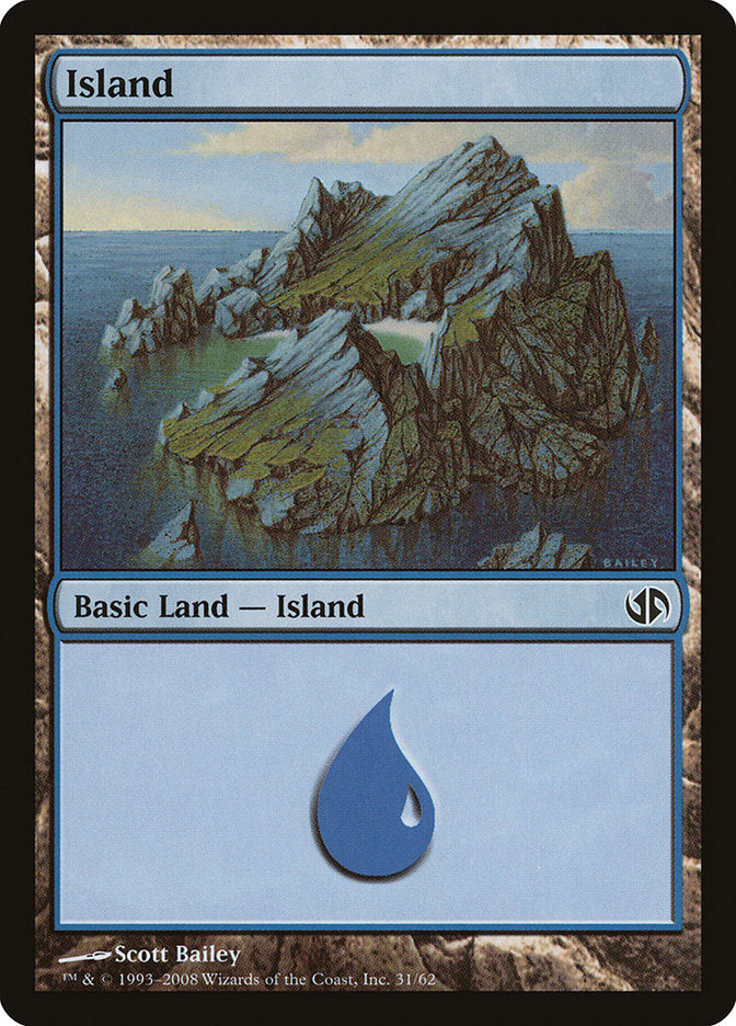 Island (31) [Duel Decks: Jace vs. Chandra] - Devastation Store | Devastation Store