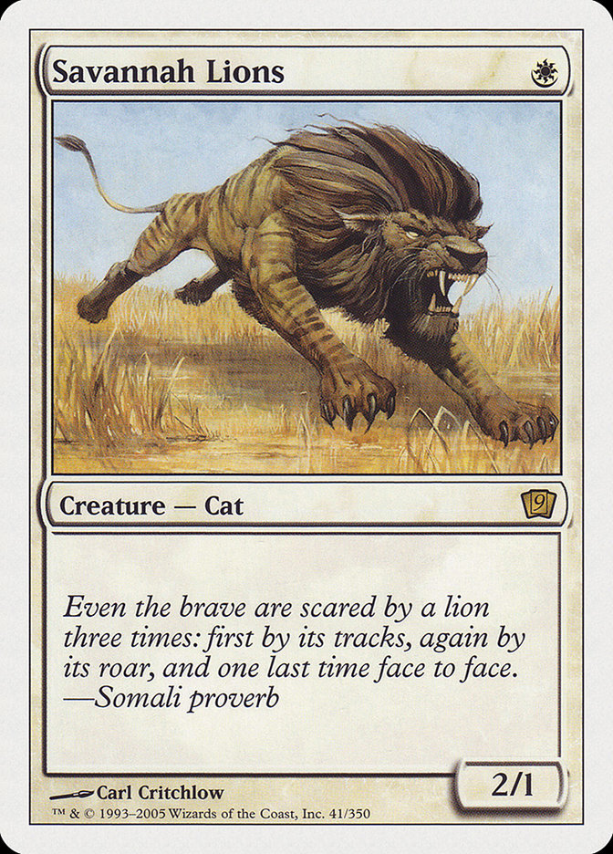Savannah Lions [Ninth Edition] | Devastation Store