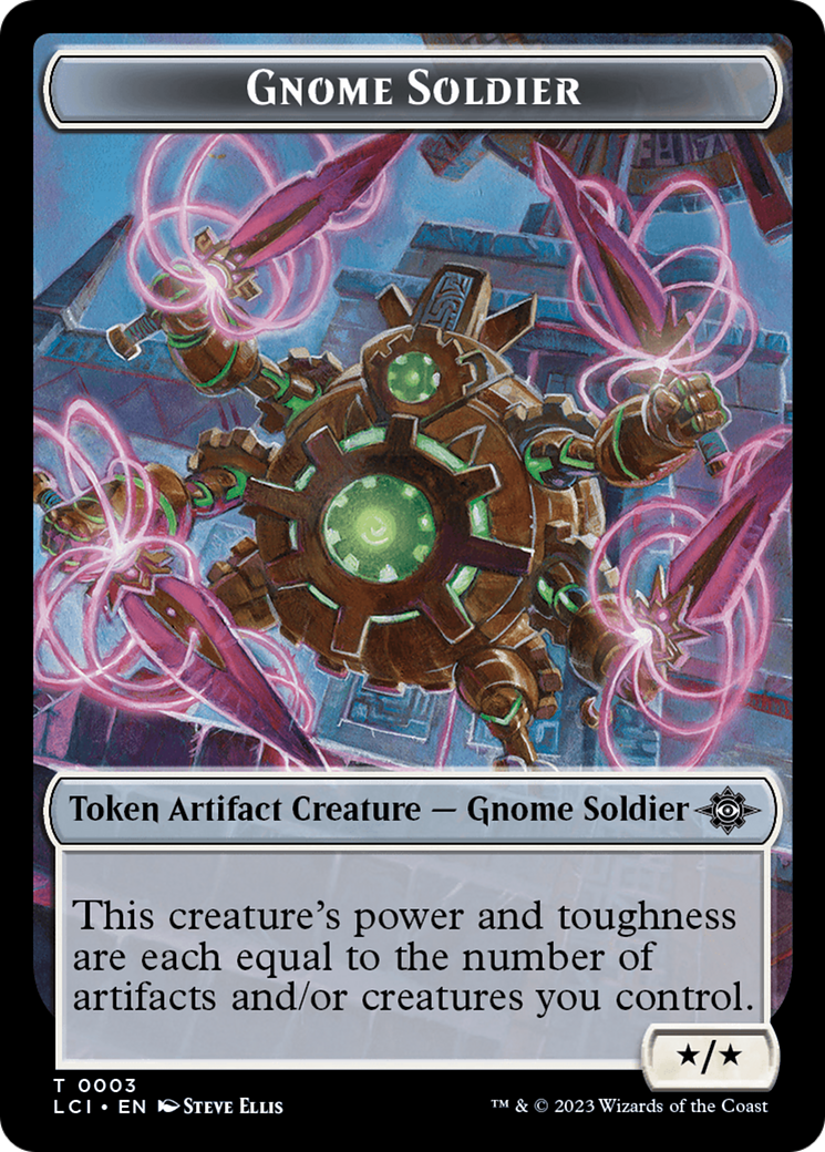 Gnome Soldier Token [The Lost Caverns of Ixalan Tokens] | Devastation Store