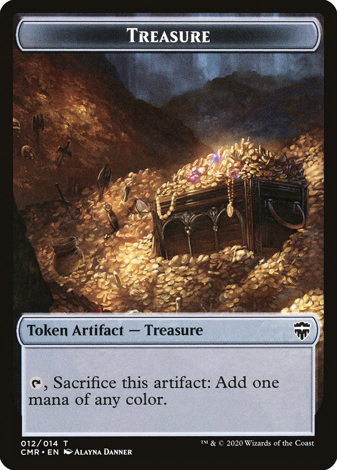 Thrull // Treasure Token [Commander Legends Tokens] | Devastation Store