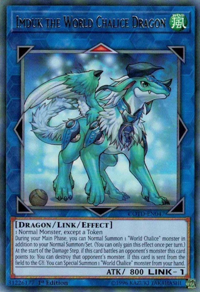 Imduk the World Chalice Dragon [COTD-EN047] Rare | Devastation Store