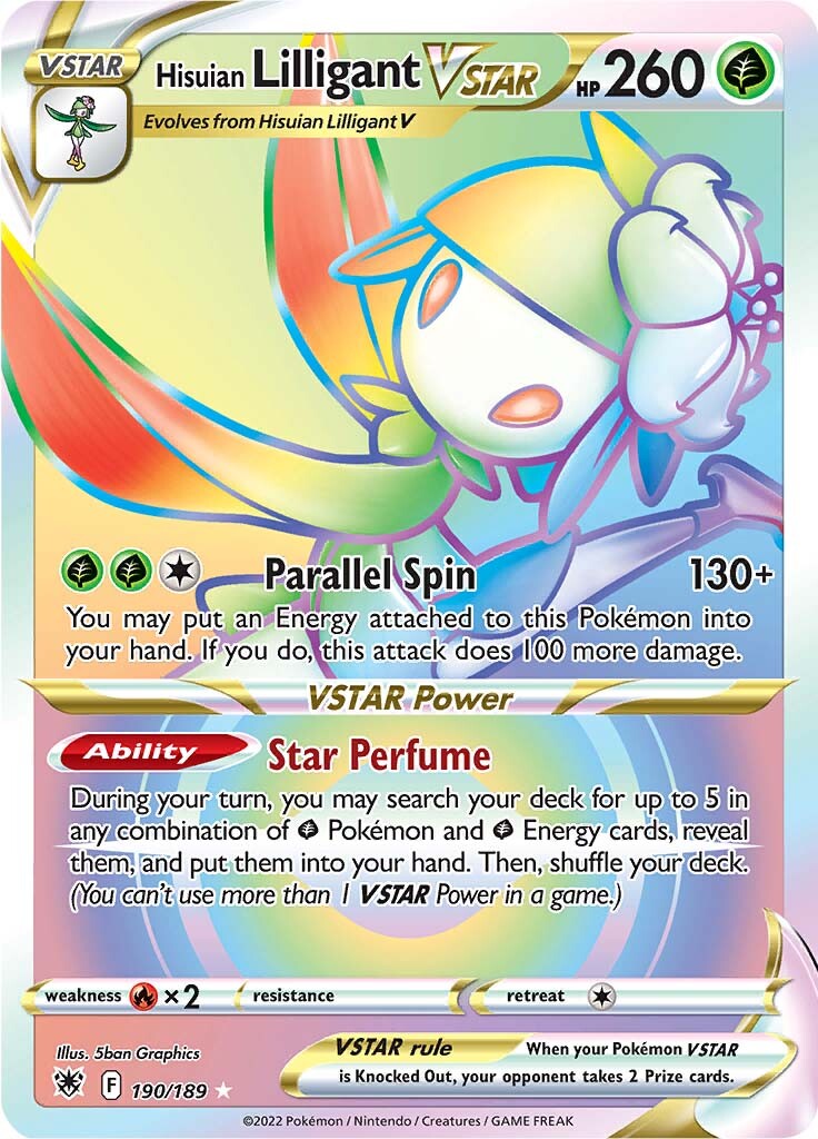 Hisuian Lilligant VSTAR (190/189) [Sword & Shield: Astral Radiance] | Devastation Store