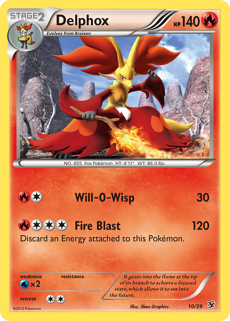 Delphox (10/39) [XY: Kalos Starter Set] | Devastation Store