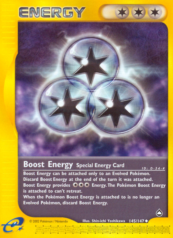 Boost Energy (145/147) [Aquapolis] | Devastation Store
