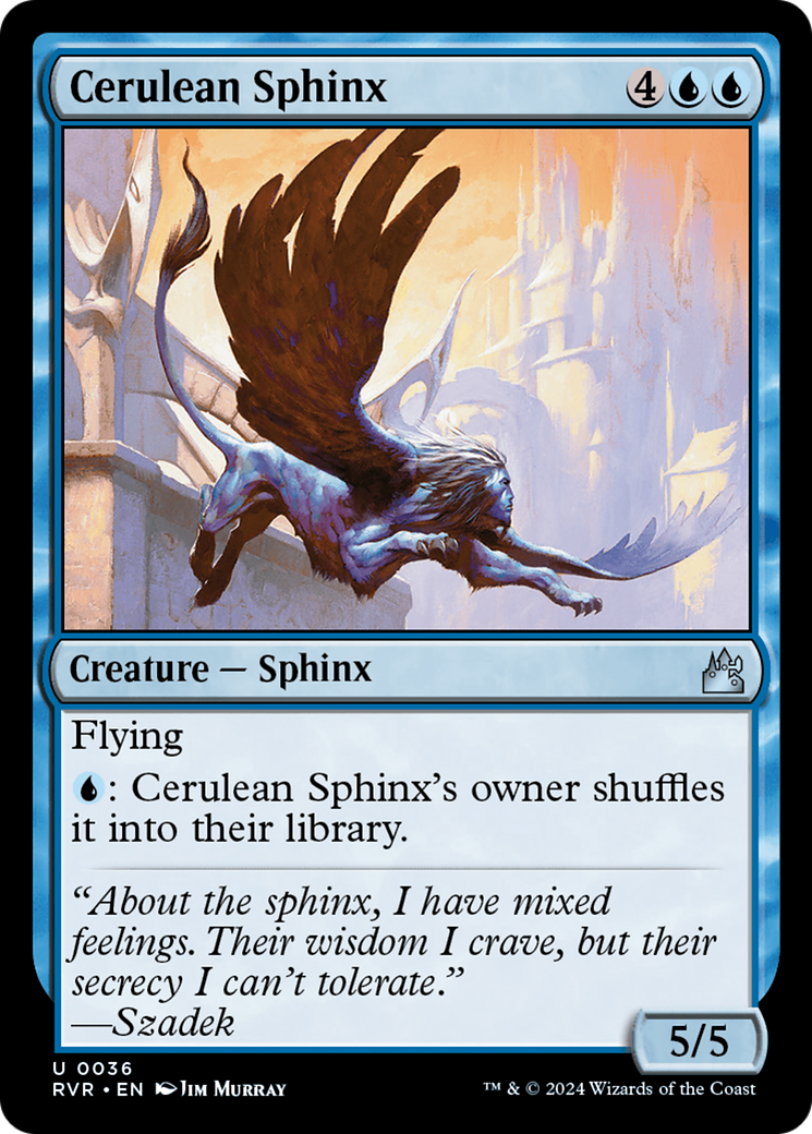 Cerulean Sphinx [Ravnica Remastered] | Devastation Store