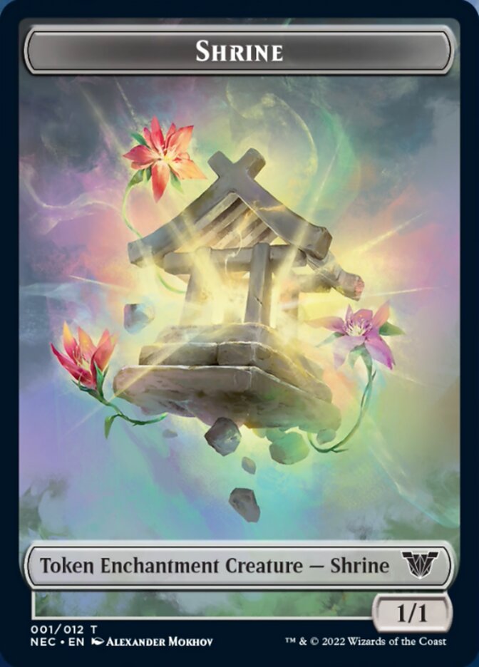 Shrine Token [Kamigawa: Neon Dynasty Commander Tokens] | Devastation Store