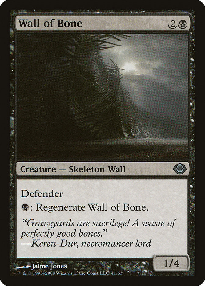 Wall of Bone [Duel Decks: Garruk vs. Liliana] - Devastation Store | Devastation Store