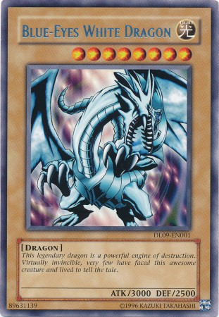 Blue-Eyes White Dragon (Silver) [DL09-EN001] Rare | Devastation Store
