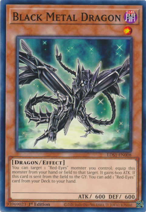Black Metal Dragon [LDS1-EN008] Common | Devastation Store