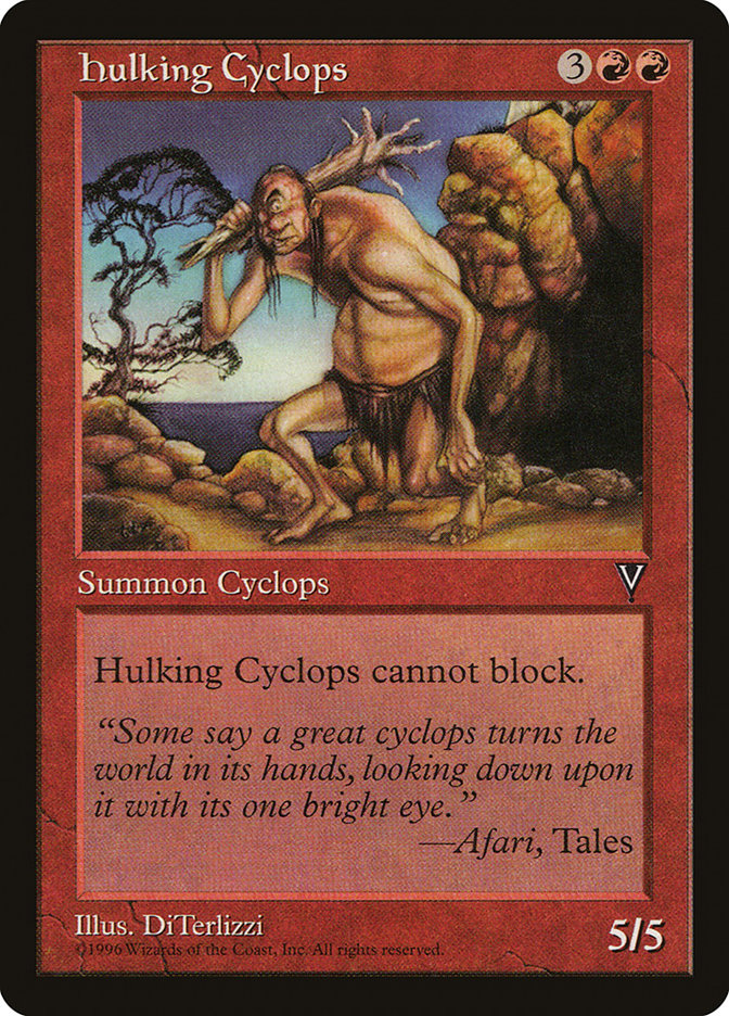 Hulking Cyclops [Visions] | Devastation Store