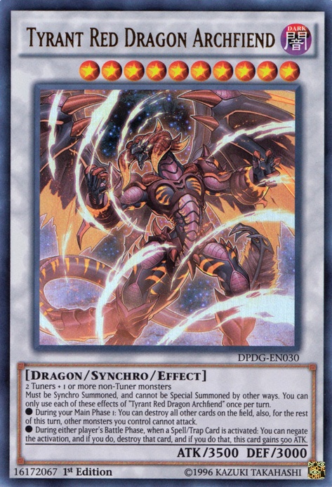 Tyrant Red Dragon Archfiend [DPDG-EN030] Ultra Rare | Devastation Store
