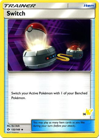 Switch (132/149) (Pikachu Stamp #36) [Battle Academy 2020] | Devastation Store