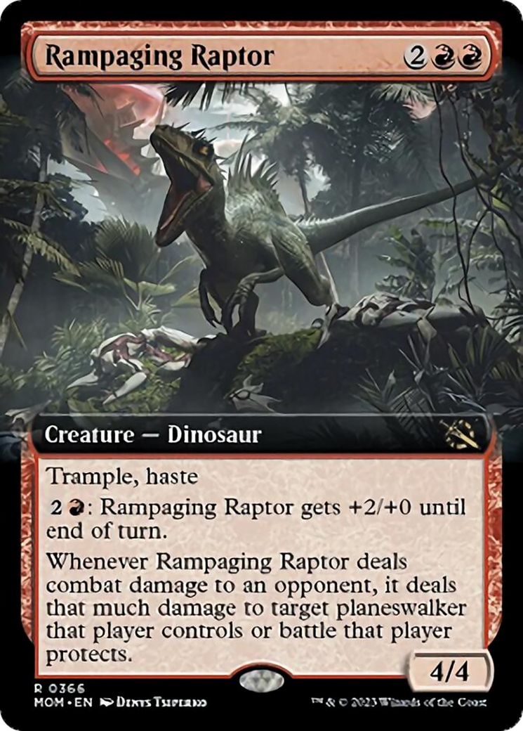 Rampaging Raptor (Extended Art) [March of the Machine] | Devastation Store