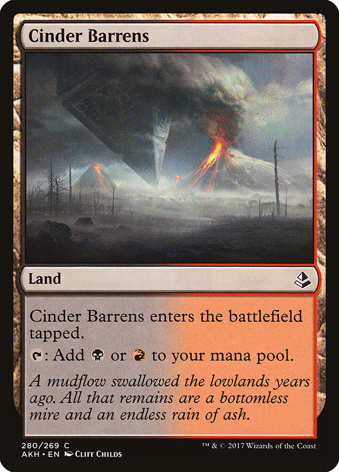 Cinder Barrens [Amonkhet] | Devastation Store
