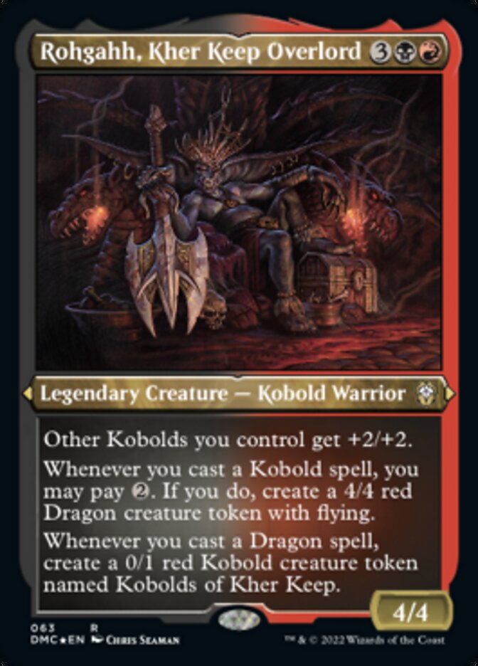 Rohgahh, Kher Keep Overlord (Foil Etched) [Dominaria United Commander] | Devastation Store
