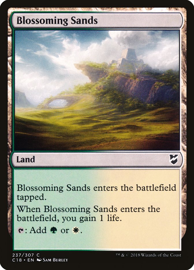 Blossoming Sands [Commander 2018] | Devastation Store