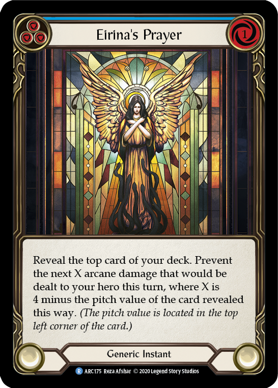 Eirina's Prayer (Blue) [ARC175] Unlimited Edition Normal - Devastation Store | Devastation Store