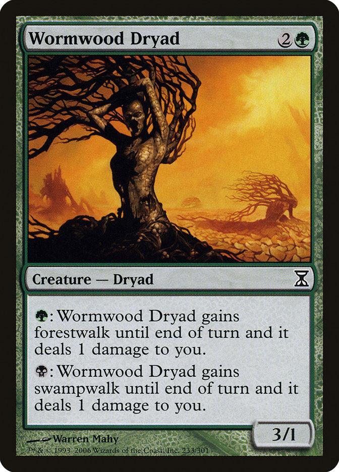 Wormwood Dryad [Time Spiral] | Devastation Store