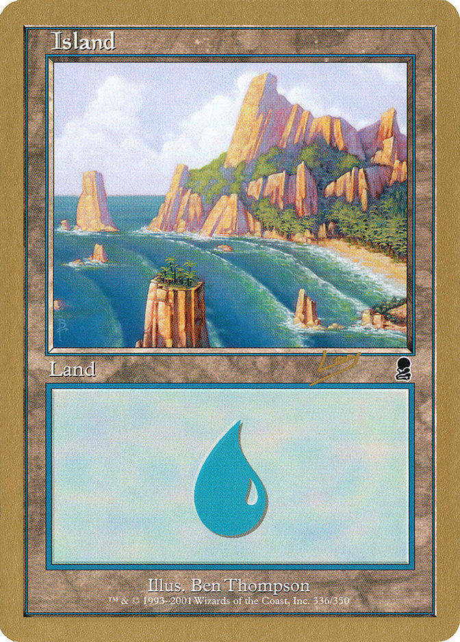 Island (rl336a) (Raphael Levy) [World Championship Decks 2002] | Devastation Store