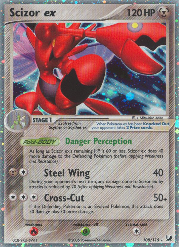 Scizor ex (108/115) [EX: Unseen Forces] | Devastation Store