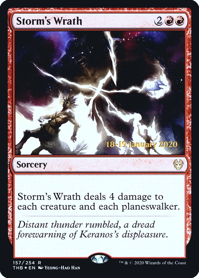 Storm's Wrath [Theros Beyond Death Prerelease Promos] | Devastation Store