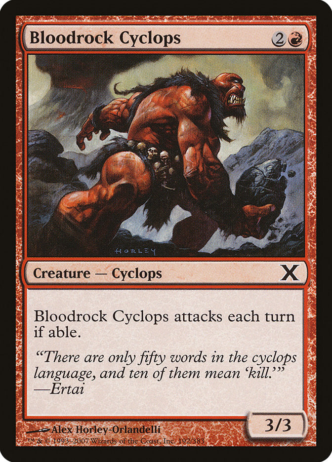 Bloodrock Cyclops [Tenth Edition] | Devastation Store