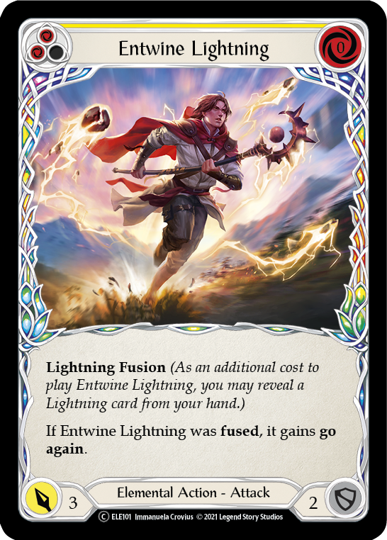 Entwine Lightning (Yellow) [U-ELE101] Unlimited Normal | Devastation Store