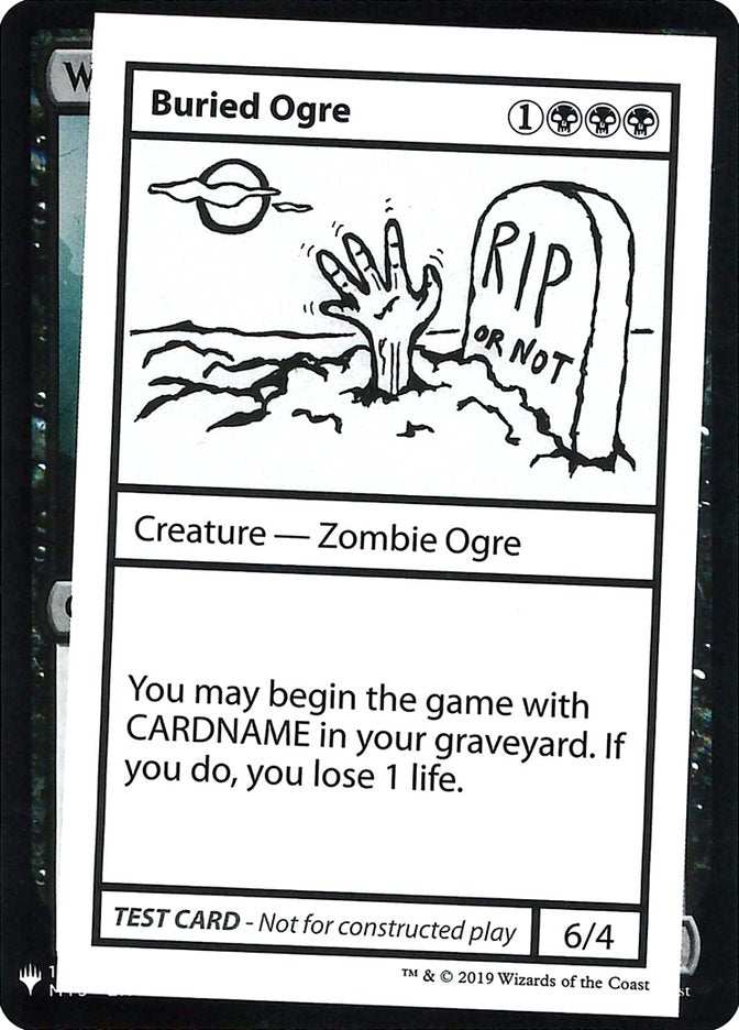 Buried Ogre [Mystery Booster Playtest Cards] | Devastation Store