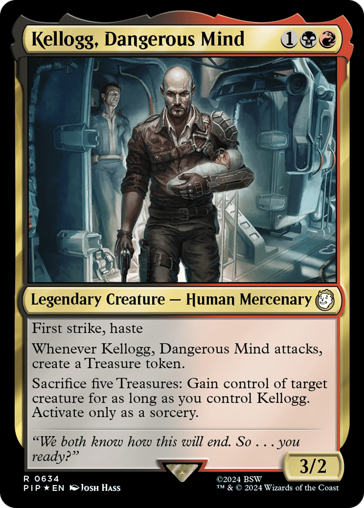 Kellogg, Dangerous Mind (Surge Foil) [Fallout] | Devastation Store
