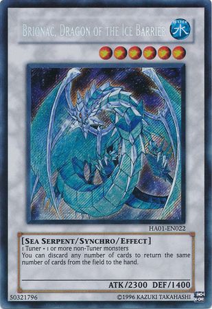 Brionac, Dragon of the Ice Barrier [HA01-EN022] Secret Rare | Devastation Store